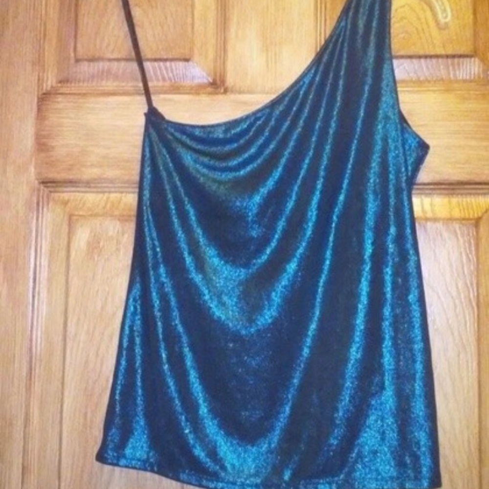 New York & Co. One Shoulder Top Size L